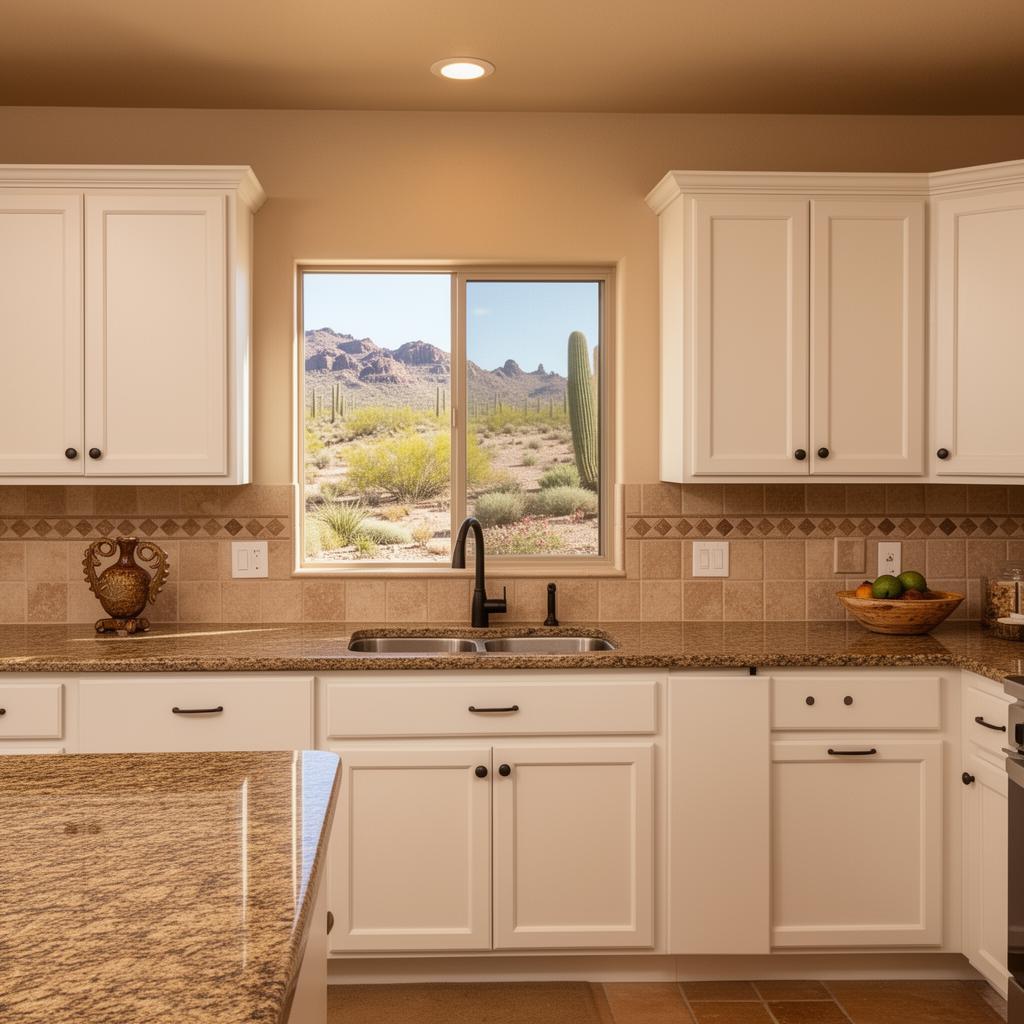 White cabinet kitchen refresh