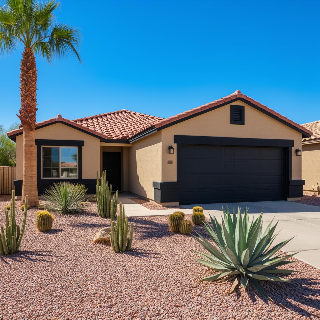 Navy and white craftsman exterior repaint